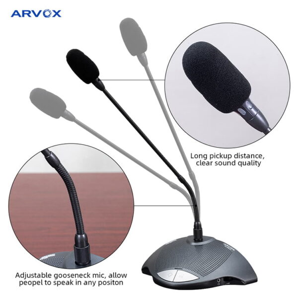 Micro hội nghị thảo luận có dây kỹ thuật số RC-6501C/D - Ảnh 3