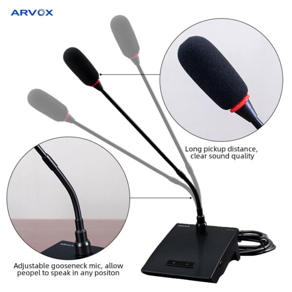 RC-6517C/D - Micro hội nghị thảo luận có dây kỹ thuật số - Ảnh 3