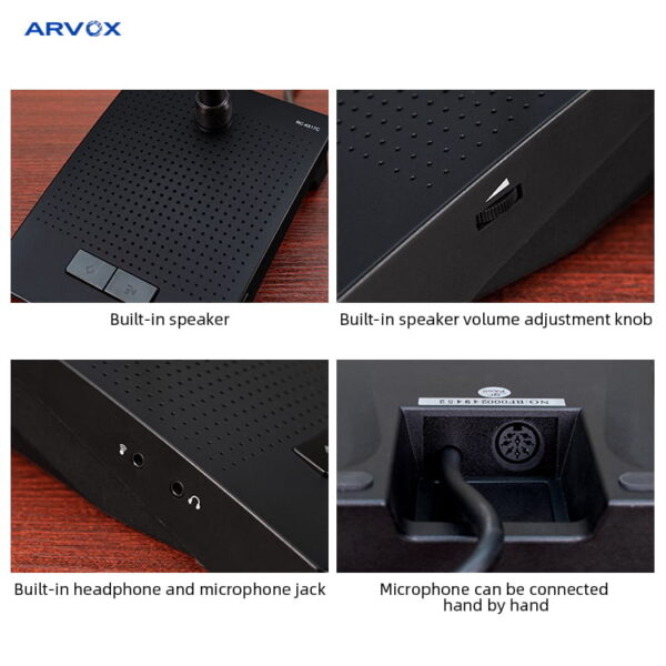 RC-6517C/D - Micro hội nghị thảo luận có dây kỹ thuật số - Ảnh 4