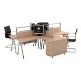 Cụm Bàn Làm Việc 4 Chỗ The One HRMD04