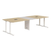 Bàn Họp Chân Sắt UNH3012CS3