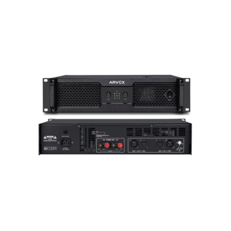 Bộ khuếch đại công suất chuyên nghiệp 2 kênh Class AB dòng RKD 8 Ω âm thanh nổi 200W2