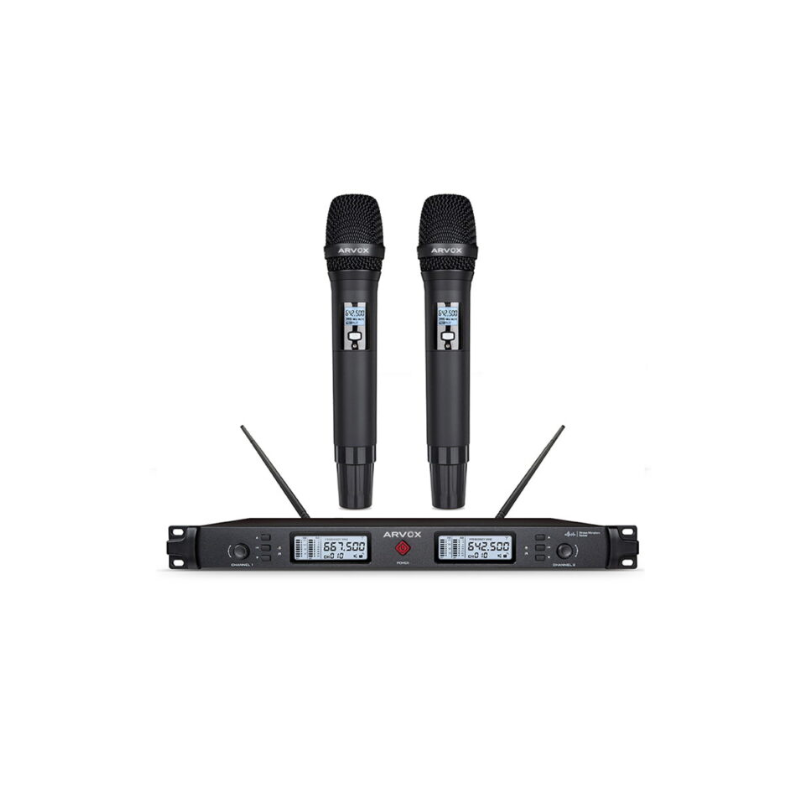 Micro không dây có thể điều chỉnh kênh đôi UHF RC-7970