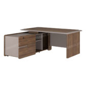 Bàn giám đốc có tủ phụ cao cấp LUXB2218S4